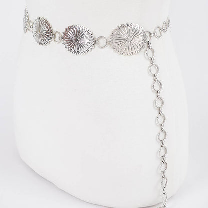 Western Style Metal Chain Belt: ATS