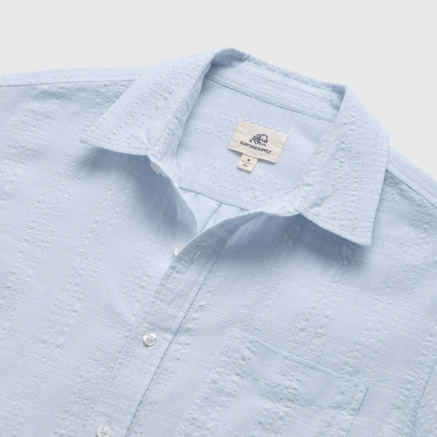 Joseph Textured S/S Shirt - Light Blue: Light Blue