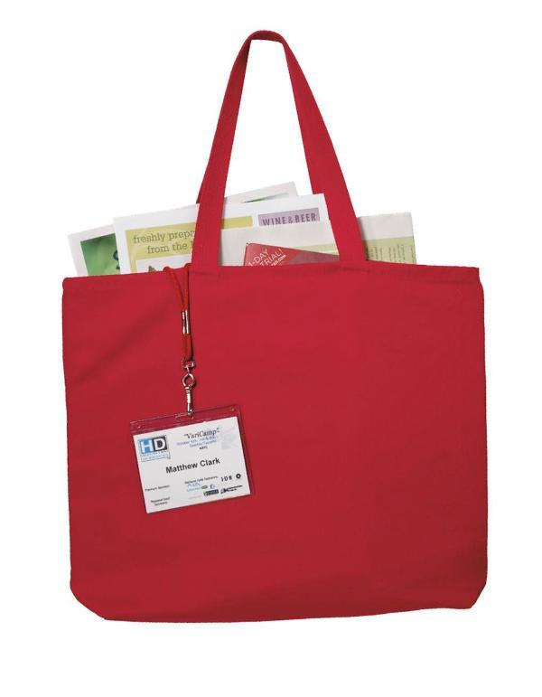 TBF Heavy Cotton Denim Convention Tote Bag - TF270: Washed Denim