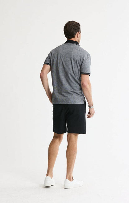 Luxe Brushed Knit Polo: GREEN / XL