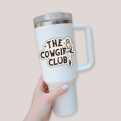 The Cowgirl Club Sticker – Vintage Western Cowgirl