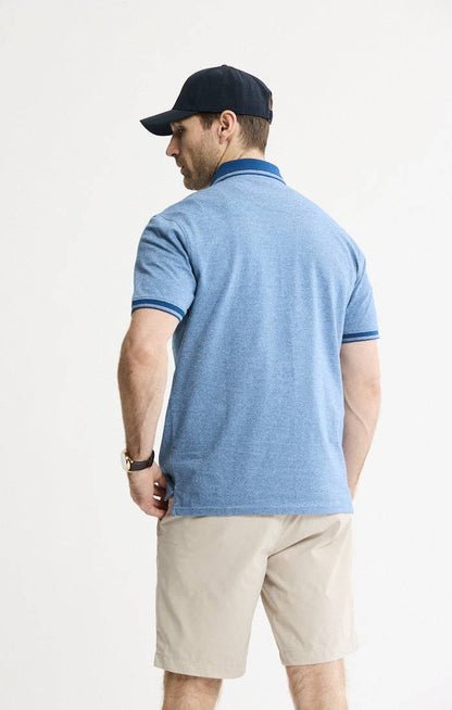 Luxe Brushed Knit Polo: GREEN / L