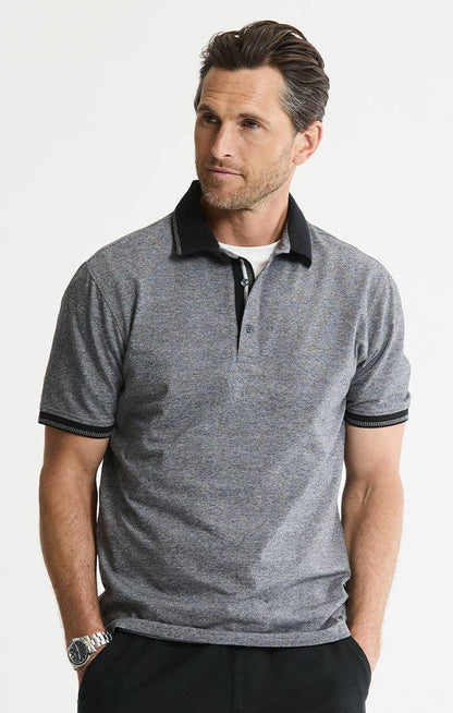 Luxe Brushed Knit Polo: GREEN / XL