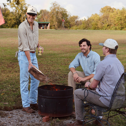 Performance Button Down: Tan