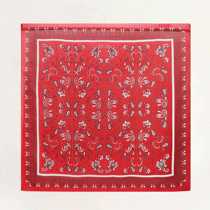 Loyal West Bandana Canyon Silk Scarves Scarlet: In Scarlet / Single
