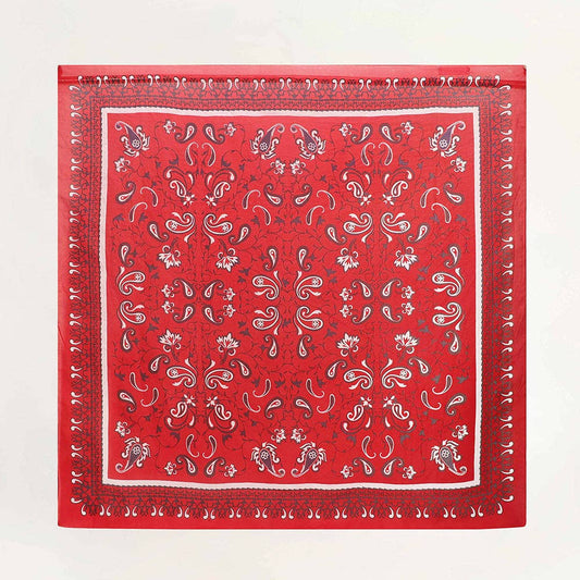 Loyal West Bandana Canyon Silk Scarves Scarlet: In Scarlet / Single
