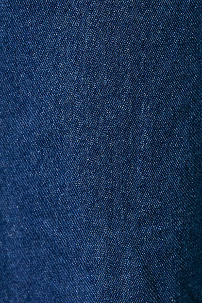 Billie Baby Doll Spaghetti Mini Dress: Denim