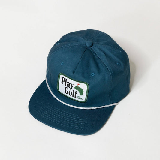 Play Golf For Health Hat: Navy