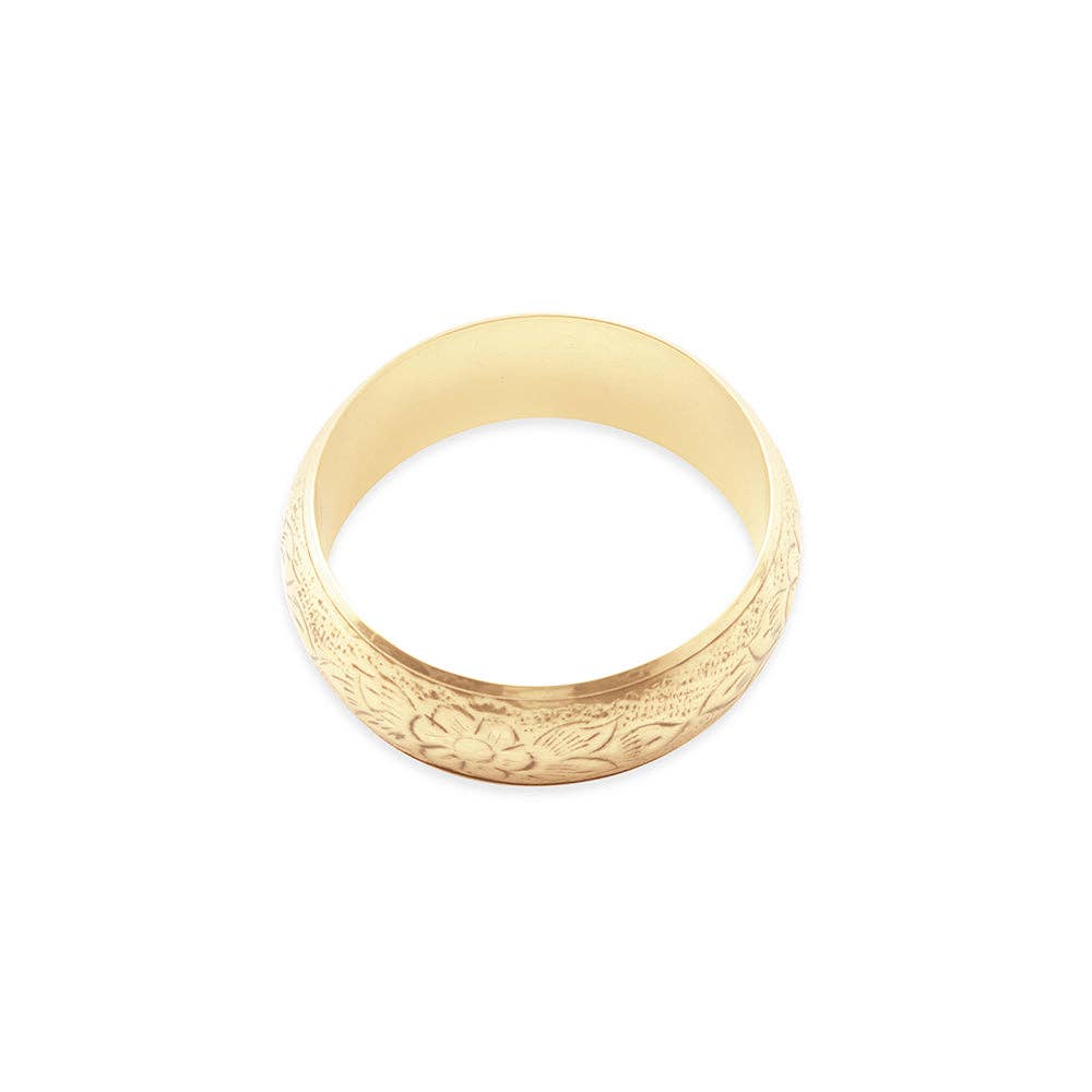 Wildflower Wind Bracelet: Golden