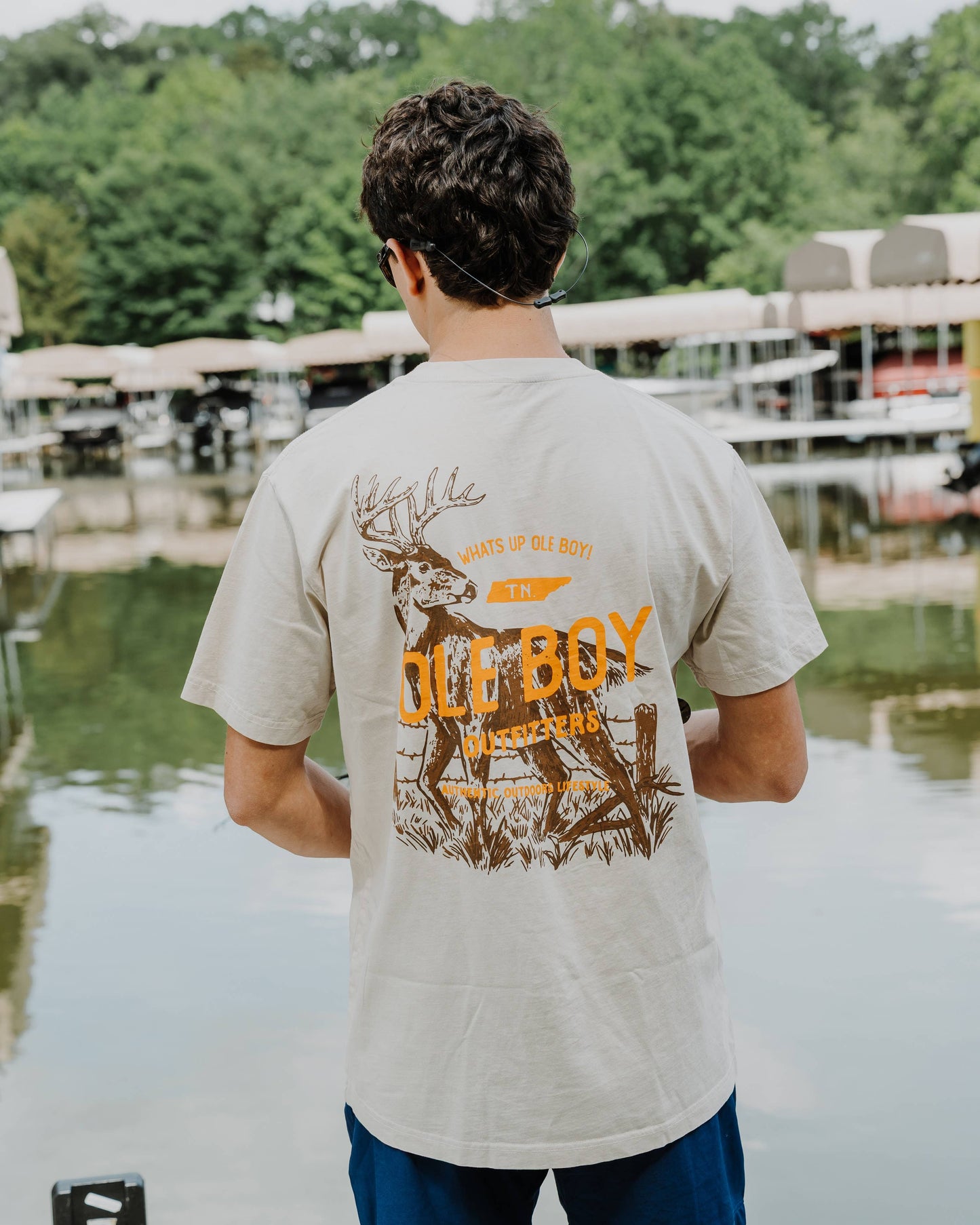 OLE BOY 10 Point Buck T-Shirt: Pigment Ivory