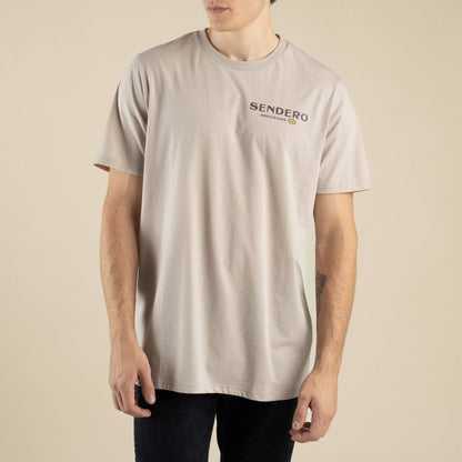 Cowboy Drawin' T-Shirt: Sand