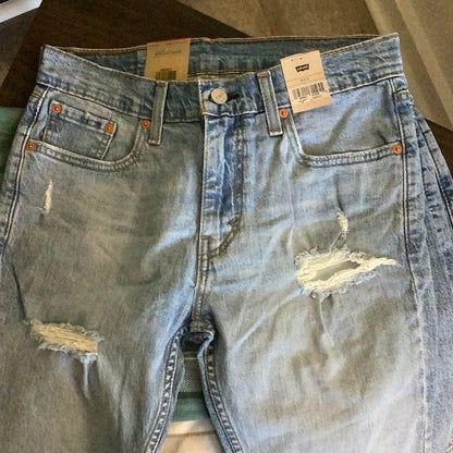 Levi 405 Distressed Shorts
