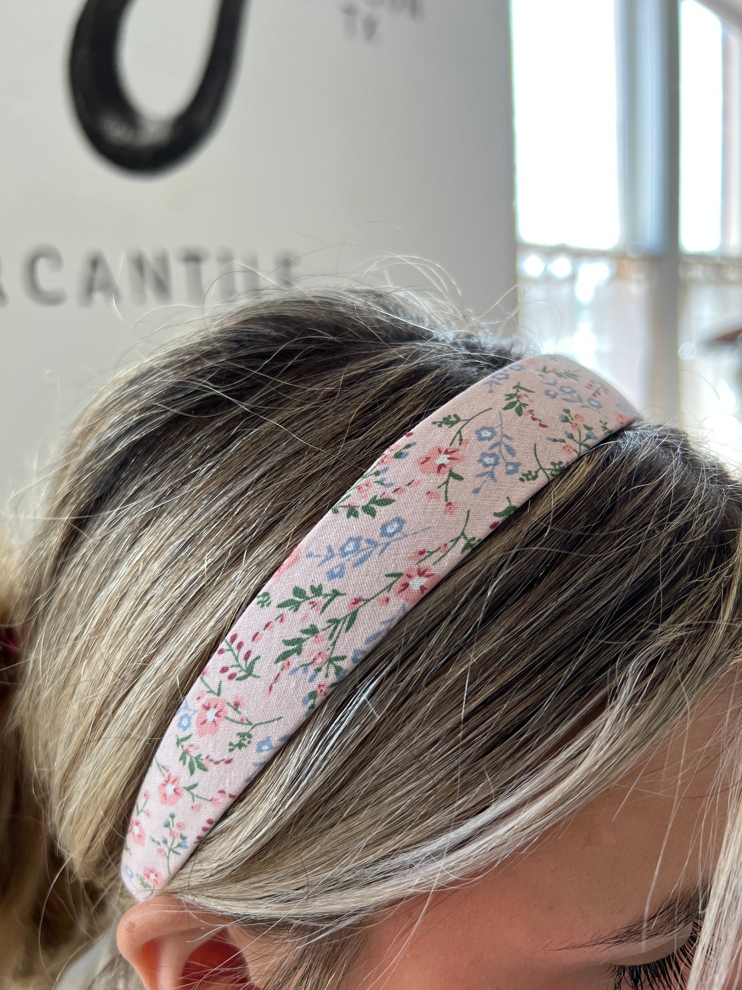Floral Pink Headband