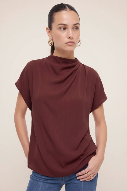 Wine Blouse – Front