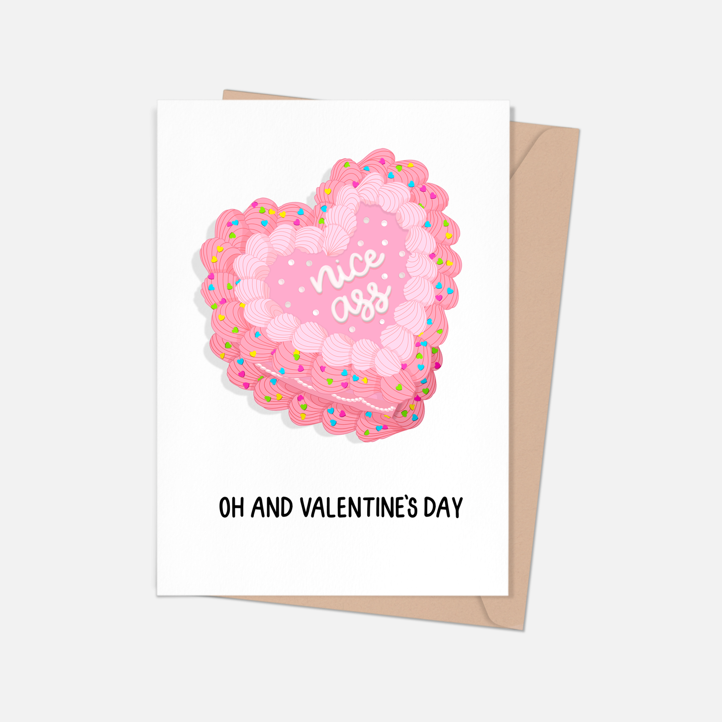Nice Ass Valentine's Day Greeting Card
