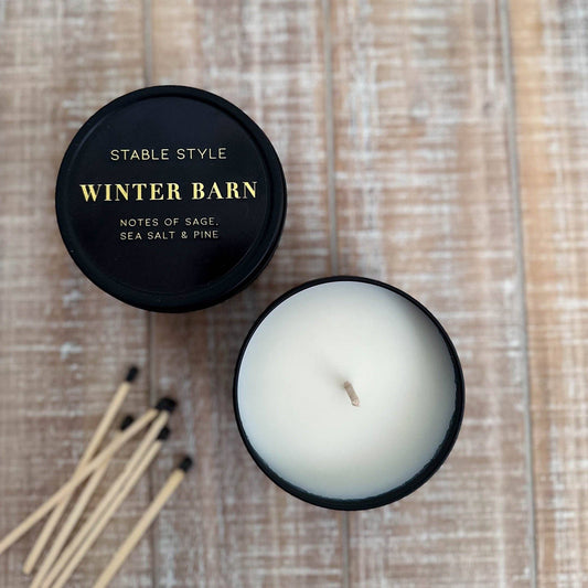 Winter Barn Soy Wax Candle Tin