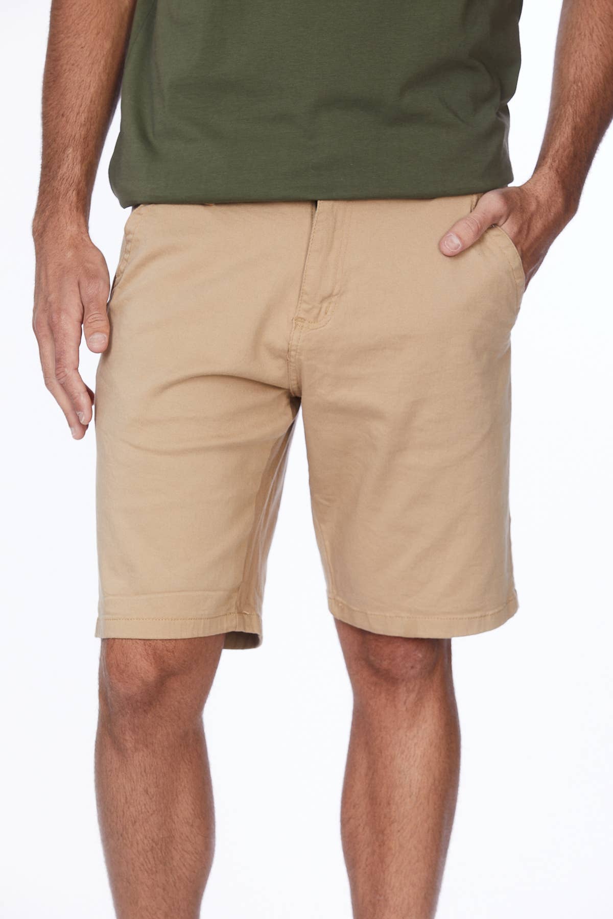 Men's Navy 4 Pocket Chino Shorts