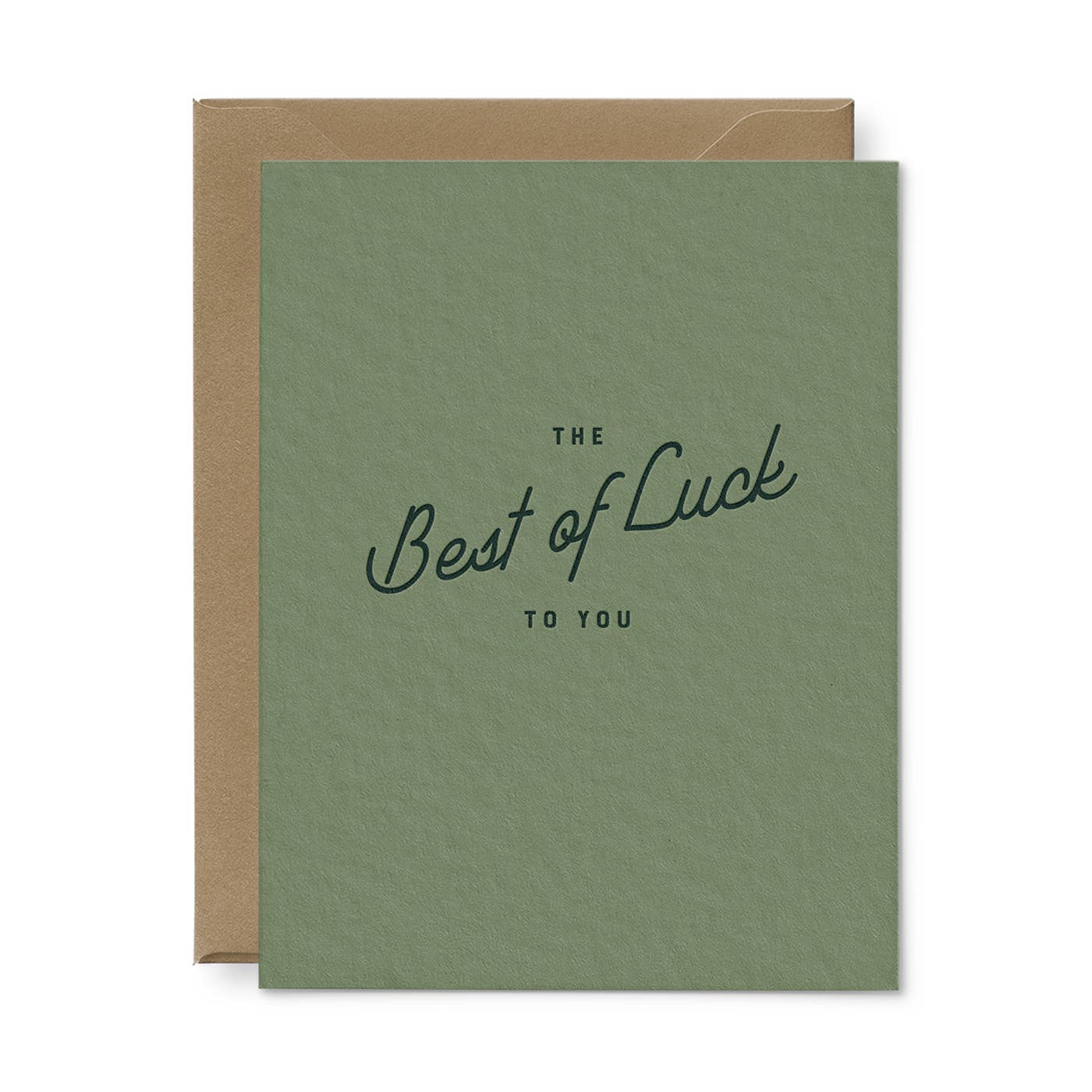 Best Of Luck Greeting Card: Single