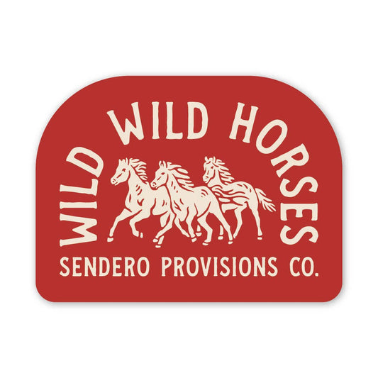 Wild Wild Horses Sticker